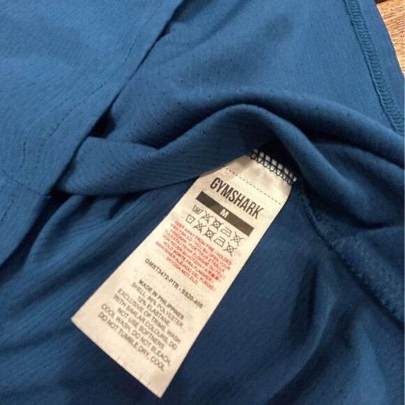 GYMSHARK mens t-shirt. Size Medium. New condition. Blue. Worn one or two times. - Picture 5 of 10